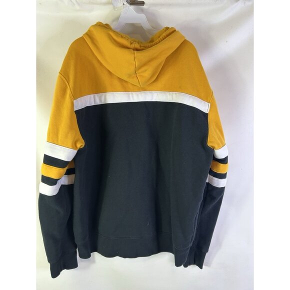 Mitchell & Ness Boston Bruins Color Block Hooded Sweatshirt Hoodie - Picture 6 of 7